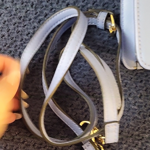 Blue and White Patterned Bag - Picture 6 of 9